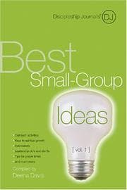 Tapa de Discipleship Journal's Best Small-Group Ideas [vol. 1]