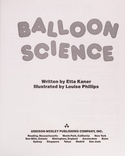 Tapa de Balloon science