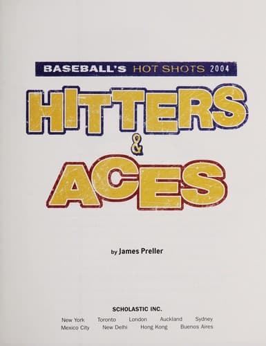Tapa de Baseball's hot shots 2004