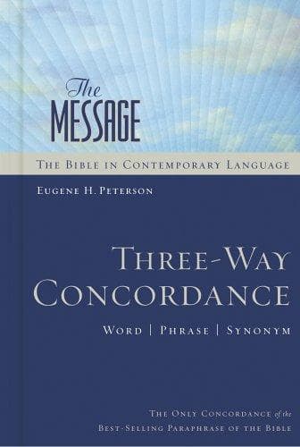 Tapa de The Message Three-way Concordance