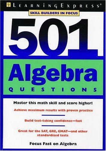 Tapa de 501 Algebra Questions