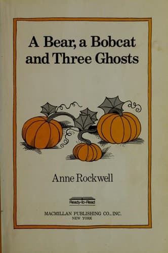 Tapa de A bear, a bobcat, and three ghosts