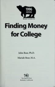 Tapa de Bear's guide to finding money for college