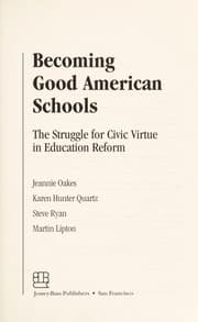 Tapa de Becoming good American schools