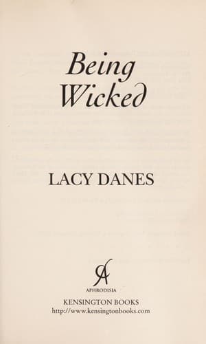 Tapa de Being Wicked