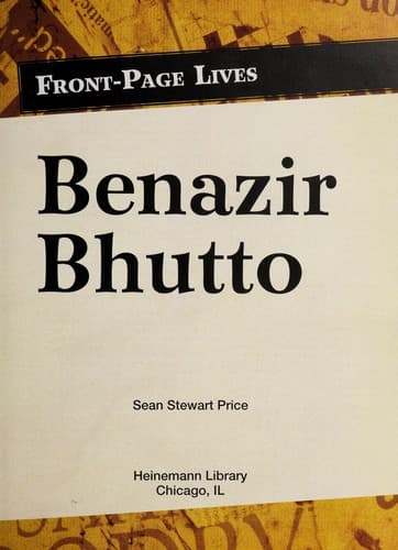 Tapa de Benazir Bhutto