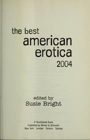 Tapa de The Best American Erotica 2004 (Best American Erotica)