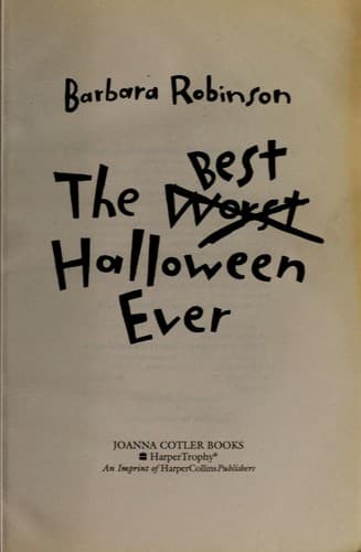 Tapa de The best Halloween ever