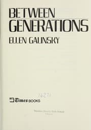 Tapa de Between generations : the six stages of parenthood
