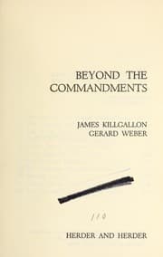 Tapa de Beyond the commandments