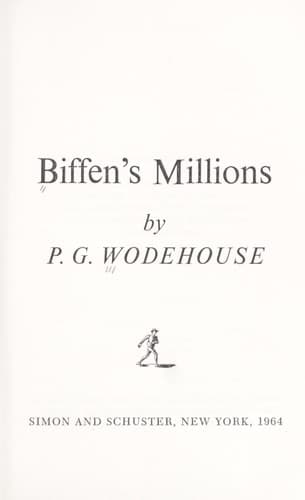 Tapa de Biffen's millions