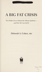 Tapa de A big fat crisis