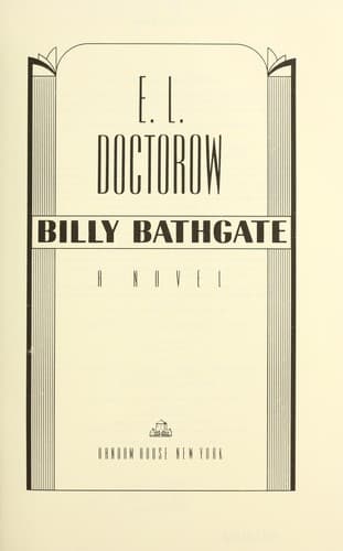 Tapa de Billy Bathgate : a novel