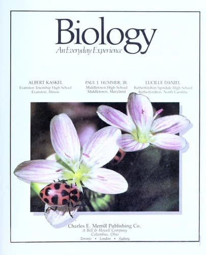 Tapa de Biology : an everyday experience