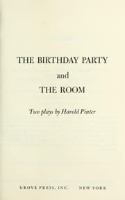 Tapa de The birthday party, and The room; two plays