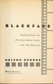 Tapa de Blackface : reflections on African-Americans and the movies