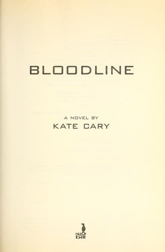 Tapa de Bloodline : a novel