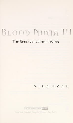 Tapa de Blood ninja III