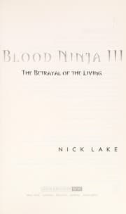 Tapa de Blood ninja III