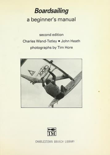 Tapa de Boardsailing : a beginner's manual