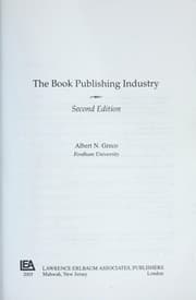 Tapa de The book publishing industry