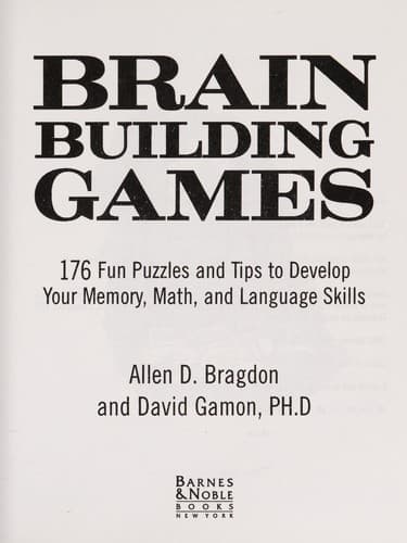 Tapa de Brain building games