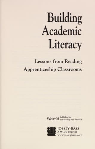 Tapa de Building academic literacy