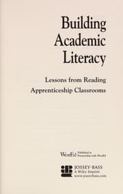 Tapa de Building academic literacy