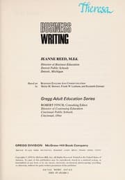 Tapa de Business writing