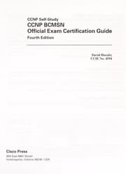 Tapa de CCNP BCMSN official exam certification guide