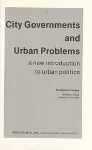 Tapa de City governments and urban problems