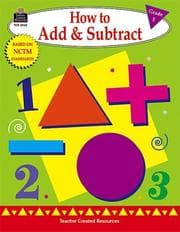 Tapa de How to Add and Subtract, Grade 1