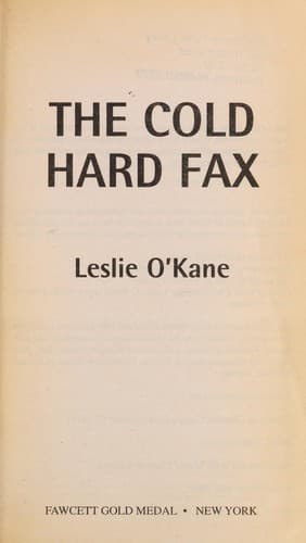 Tapa de The cold, hard fax