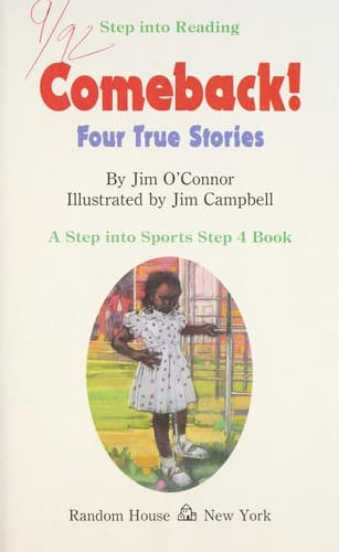 Tapa de Comeback! : four true stories