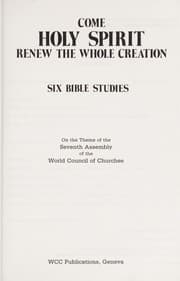 Tapa de Come Holy Spirit, renew the whole creation