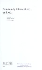 Tapa de Community interventions and AIDS