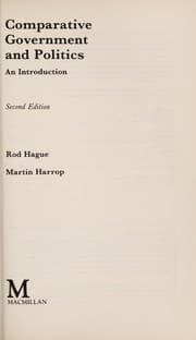 Tapa de Comparative government and politics