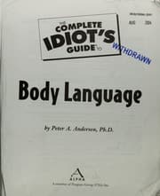 Tapa de The complete idiot's guide to body language