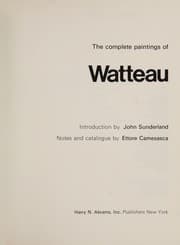 Tapa de Opera completa di Watteau