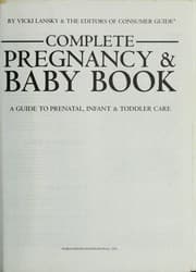 Tapa de Complete pregnancy & baby book