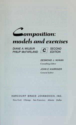 Tapa de Composition : models and exercises