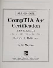 Tapa de All-in-one CompTIA A+ certification exam guide