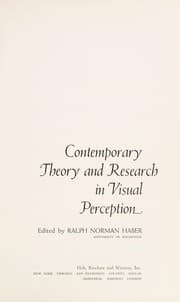 Tapa de Contemporary theory and research in visual perception