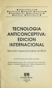 Tapa de Contraceptive technology : special section on AIDS