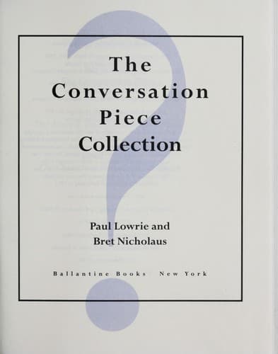 Tapa de The conversation piece collection