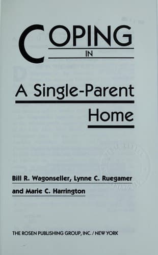 Tapa de Coping in a single-parent home