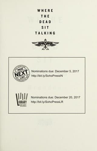 Tapa de Where the dead sit talking