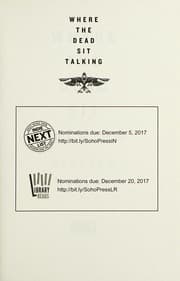 Tapa de Where the dead sit talking