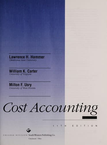 Tapa de Cost accounting