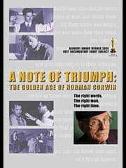 Tapa de Script of 'On a Note of Triumph'